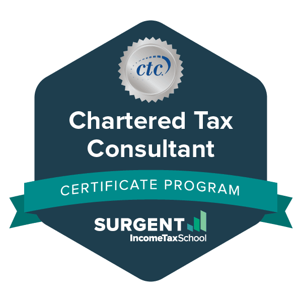 Chartered Tax Consultant (CTC®) badge