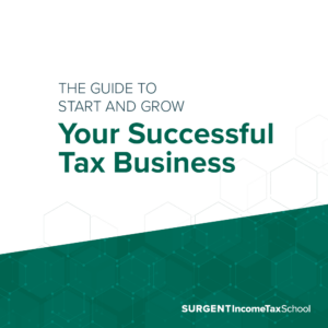 The Guide to Start and Grow Your Successful Tax Business Book Option