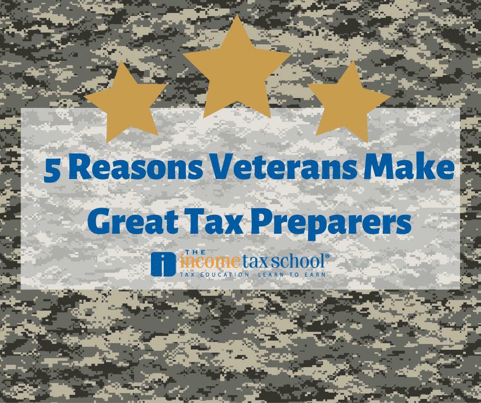 5 Reasons Veterans Make Great Tax Preparers