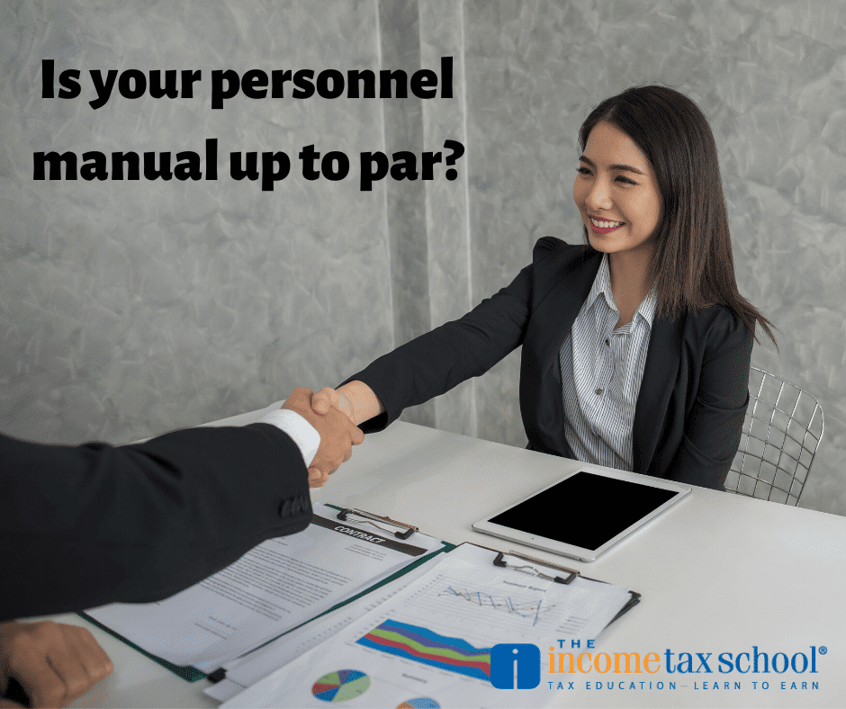 What Should You Include In Your Tax Office Personnel Manual?
