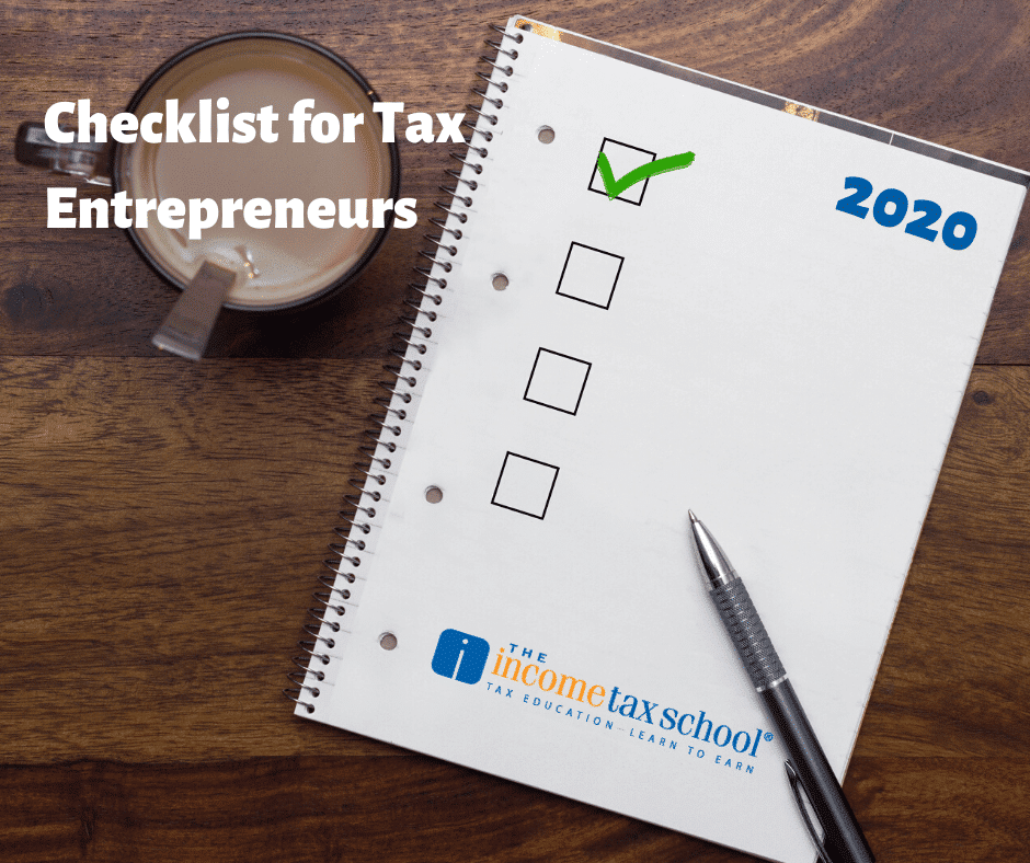 Beginning of the Year Checklist for Tax Entrepreneurs