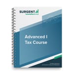 The Advanced I Tax Course book