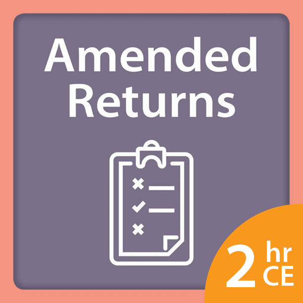 Amended Returns CE Course
