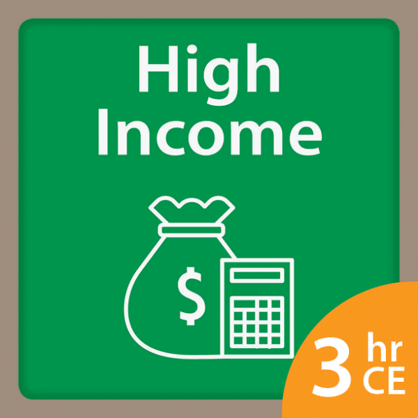 Tax Issues for High Income Taxpayers CE Course