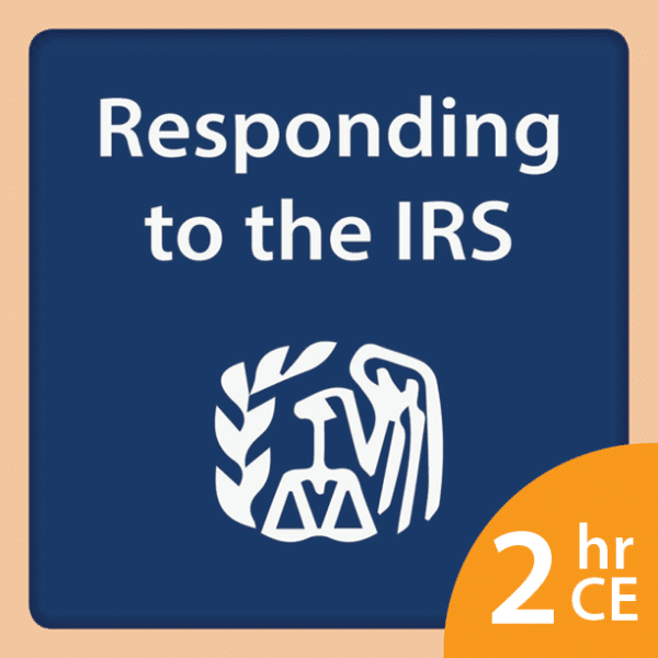 2023 Responding to IRS CE